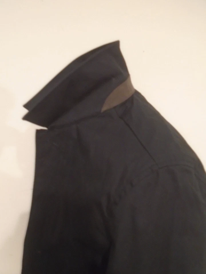 Jack Spade Cotton Blend Trench Coat Rain Coat NWT Small $398 Black  - Image 2 of 4