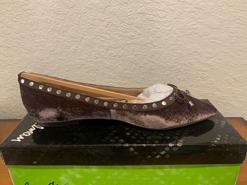 Zapatos informales Sam Edelman Ralf para mujer punta puntiaguda tachonados planos visón - Imagen 4 de 7