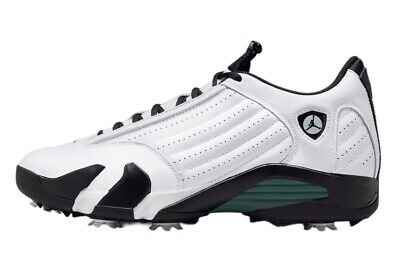 ◆Nike◆ Air Jordan 14 G Golf Shoes HJ7710-100 Nike Air Jordan 14 Retro Golf Oxidized Green HJ7710-100 Mens