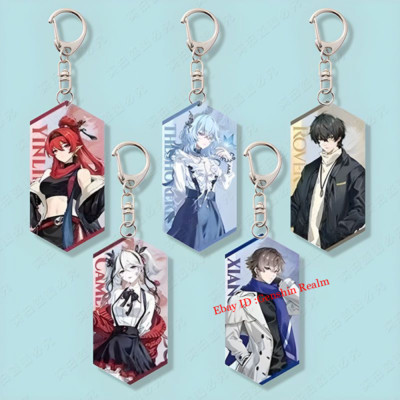 Anime Wuthering Waves Rover Acrylic Keychain Backpack Pendant Decor Gift