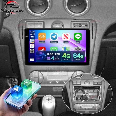 4+64GB Apple Carplay Autoradio Für Ford Fusion 2006 2012 GPS Navi BT Android 15