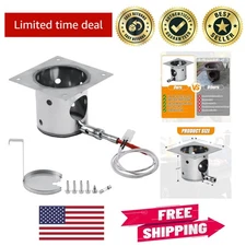 304 Stainless Steel Fire Burn Pot & Hot Rod Ignitor Kit for Pit Boss & Traeger