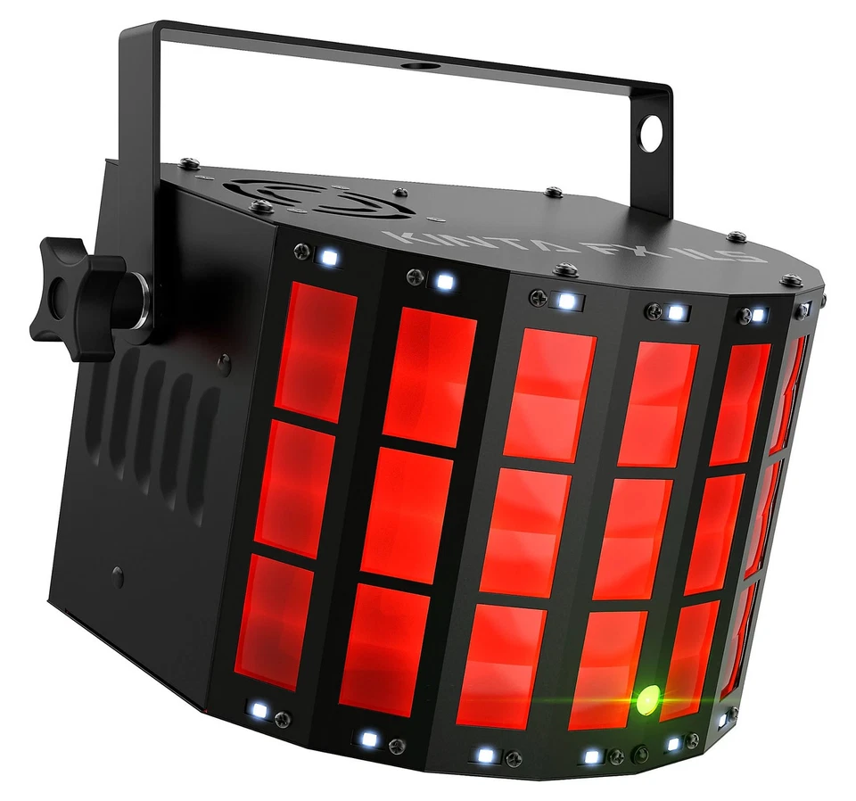 (2) Chauvet DJ Kinta FX ILS D-Fi USB Effect Lights w/Laser/SMD/Strobe+DMX Cables - Image 3 of 4