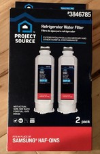 Project Source Samsung HAF-QINS 3846785 Refrigerator Water Filter 2 Pack
