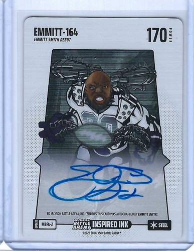 Emmitt Smith 164 Bo Jackson Battle Arena Update 2025 MBFA2 Ink Battle Foil Steel