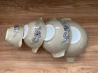 Vintage Pyrex Cinderella Nesting Mixing Bowls Homestead Set Of 4 Free Ship