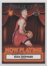 2024-25 Panini NBA Hoops Now Playing Reed Sheppard #19 1mg2