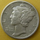 1927 Mercury Dime - 90% Silver