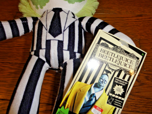 Beetlejuice 10.5" Plush 2024 Movie Halloween Just Play Warner Bros - Picture 8 of 11