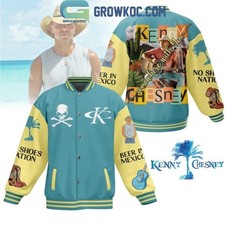 Kenny Chesney Somewhere With You Beer In Mexico Baseball Jacket