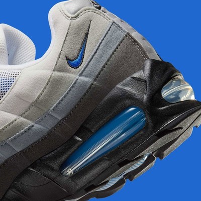 Nike Air Max 95 OG Big Bubble Blue Spark Men's Grey Sports Sneaker