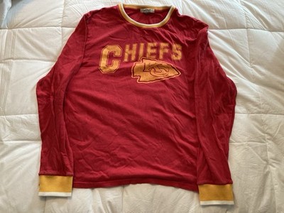 Kansas City Chiefs Long Sleeve Shirt XL Red Junk Food Brand NFL