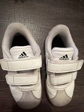 Adidas Toddler Kids Size 7k Court 3.0 Fastening Strap Casual Sneakers, Good Cond