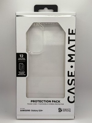 Case-Mate Protection Pack Case W/Screen Protector for Samsung Galaxy S24+ Plus