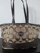 Coach Signature Logo Laptop/Work/diaper Bag