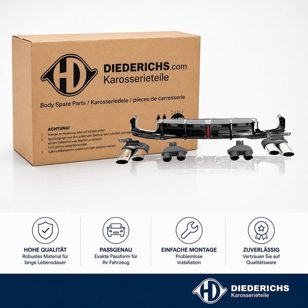 Blende StossfÄNger Hinten Diederichs 1051259 FÜR Audi-image