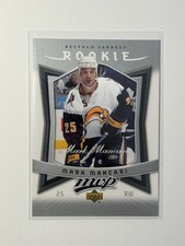 Mark Mancari Rookie #346 2007-08 Upper Deck MVP Buffalo Sabres Hockey Card NHL. rookie card picture