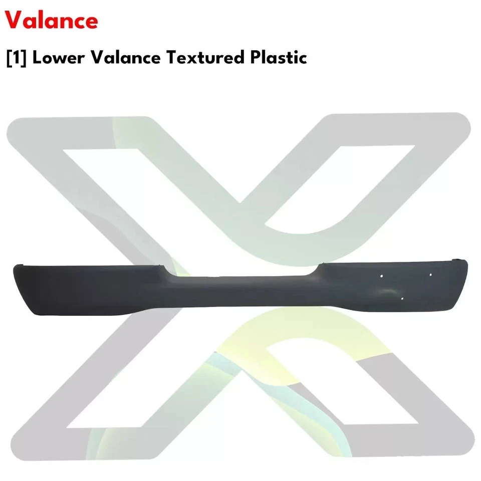 Front Bumper Chrome & Valance Kit For 1992-2007 Ford E-150 E-Series / Econoline Foto 4 de 4