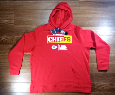 NOS Kansas City Chiefs 3XL Bud Light Authentic NFL Football Hoodie Sweatshirt