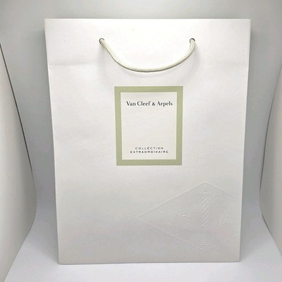 Van Cleef & Arpels Collection Extraordinare Shopping Gift Bag 12.5 x 10 x 4 VCA