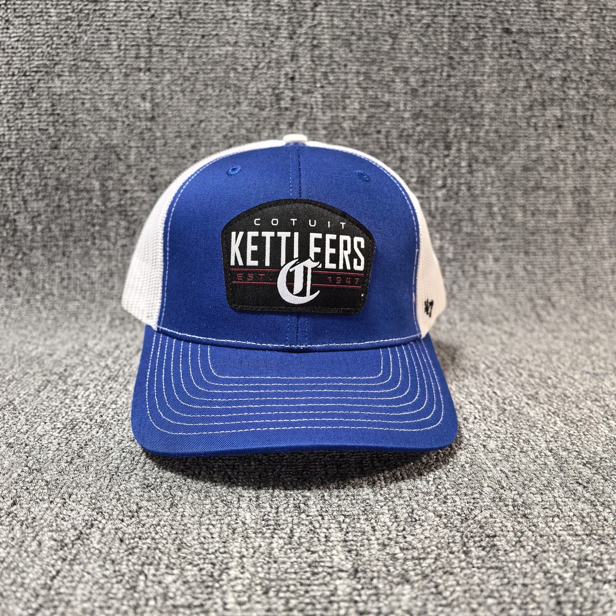47 Brand Cotuit Kettleers Cape Cod Baseball League Trucker Hat Cap Blue White