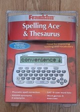Franklin Spelling Ace  Thesaurus Model SA-206S Handheld Sealed