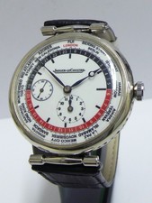 High Grade Jaeger LeCoultre WORLD TIME Gents Oversized Swiss wristwatch, SERVICE