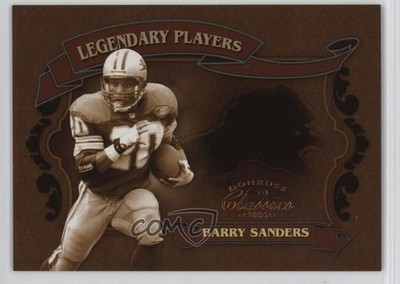 2006 Donruss Classics Legendary Players /1000 Barry Sanders #LP-1 HOF 9v7