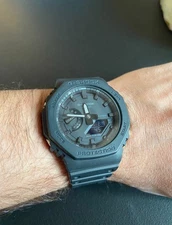 Casio G‑Shock GA‑2100 (Module 5611) – All Black – Excellent Pre‑Owned Condition.