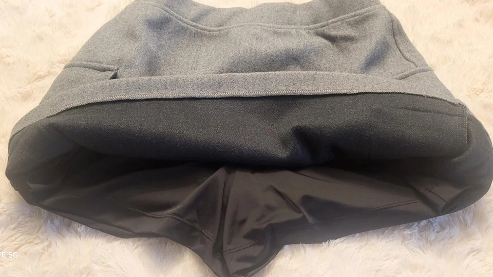 NWT Abercrombie & Fitch Fleece Mini Skort Grey  XS New Women’s A&F👈DP👈 - Image 4 of 4