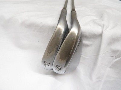 Used Titleist Vokey SM9 54.10* 58.10* Wedge Set Fubuki MV Senior