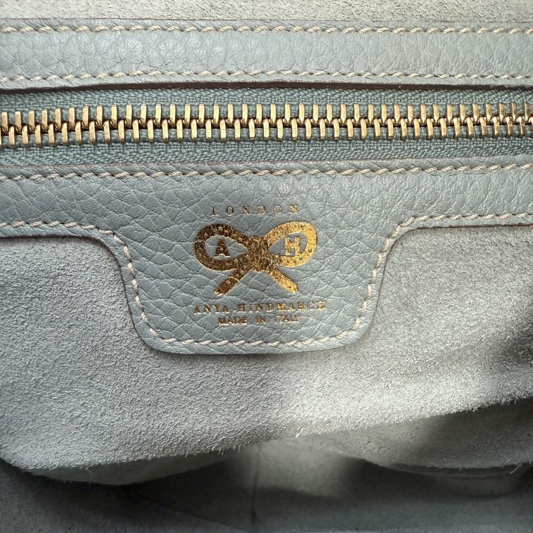 ANYA HINDMARCH Handbag Shoulder Bag Leather Mint Green From