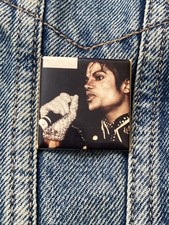 Michael Jackson Pinback Vintage Button Badge Music Pin 80s Retro #047