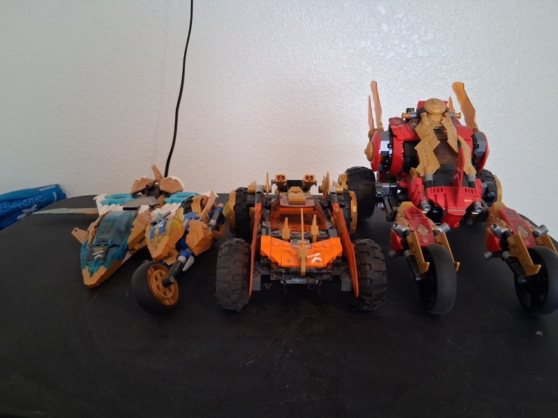 Lego Ninjago Golden Dragon Vehicle Set Lot - (2023) (71769)(71770)(71768)(71773)