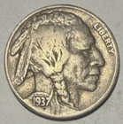1937-S 5C Buffalo Nickel