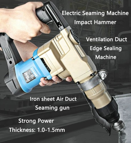 Electric Flanging Machine Impact Hammer Duct Flanging Gun Sheet Metal Duct - Picture 1 of 13