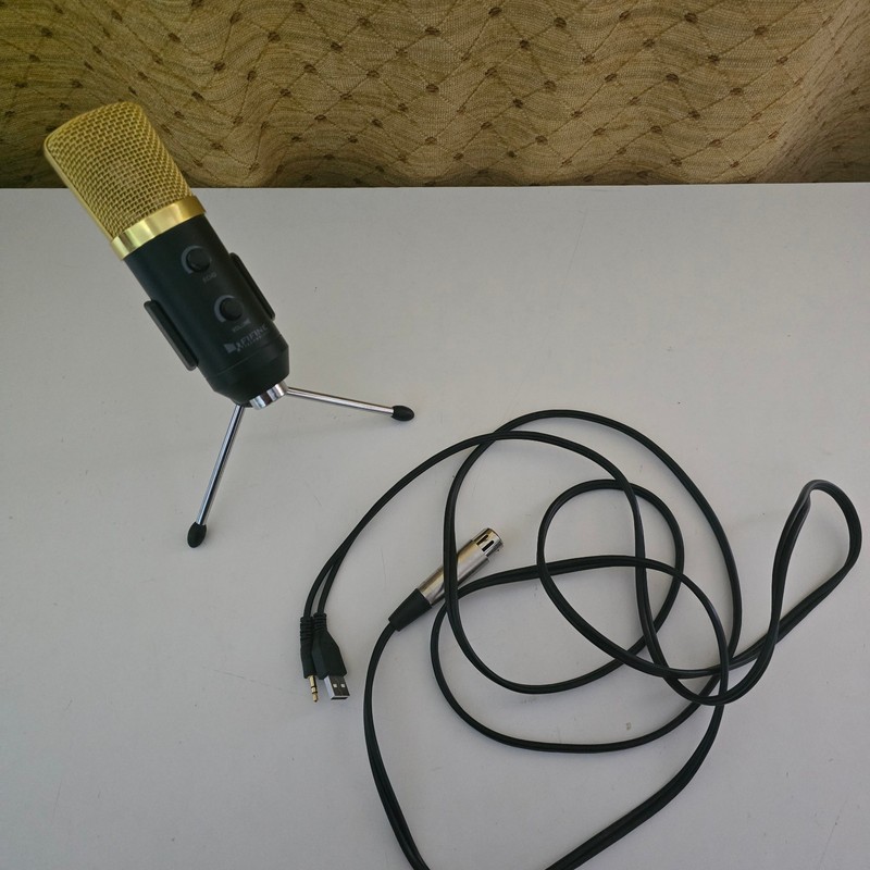 Recording Microphone Usb Fifine Plug & Play Condenser Microphone For PC/Computer