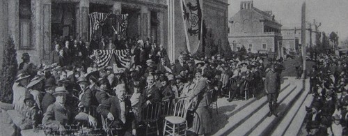 1915 Dedication New York City Building - Panama-Pacific International Exposition