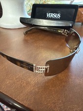 Versace Sunglasses 2004 VNTG Tortoiseshell Rimless 2010-B 1000/6u 64014 120