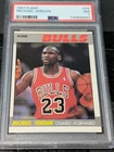 1987 FLEER #59 MICHAEL JORDAN PSA 7 NM Chicago Bulls Nice Card!