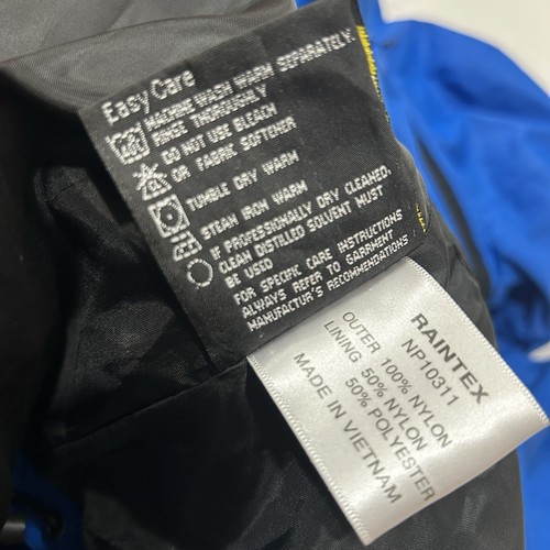 The North Face Gore-Tex Unisex Kids Blue Jacket Full Zip Waterproof Size Large - Picture 11 of 11