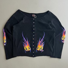 XL 2001 Harley Davidson Flame Cardigan