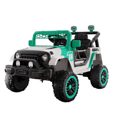 Kids 12V Ride-On Car, Parent Remote, LED Lights, Music  Safe Spring Suspension