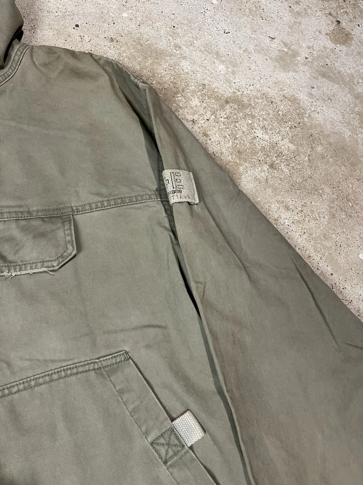 Chaqueta Parka Vintage Años 90 American Eagle Anorak Smock Gunner Para Hombre’s L Olive Army Foto 2 de 4