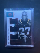 2017 Panini Encased Rookie Triple Memorabilia Leonard Fournette 14/49 Buccaneers