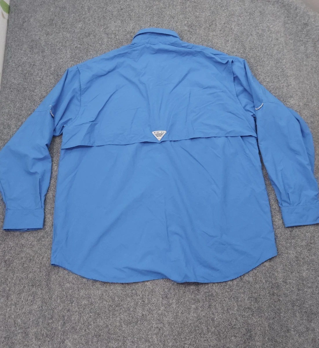 Lote 4 Camisas de Pesca COLUMBIA PFG UNDER ARMOUR Para Hombres XL Azul Ventilado Senderismo