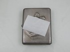 ANTIQUE RUSSIAN SILVER CIGARETTE CASE Early Soviet Period 1920's RARE SUBJECT