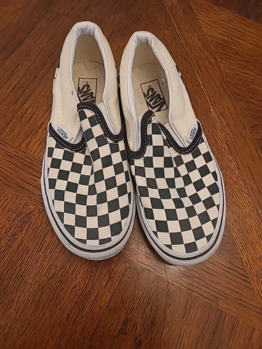 Scarpe Vans Off The Wall sneakers slip on a scacchi (taglia giovanile 2)