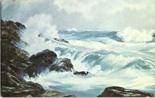 Glenn Jones Fine Art Gallery 'Pacific Mood' Painting Postcard