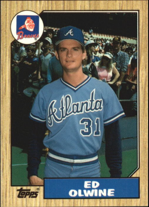 1987 Topps Tiffany #159 Ed Olwine - BB